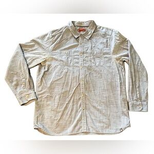 Men’s North Face Chambray Button Down Long Sleeve Shirt
